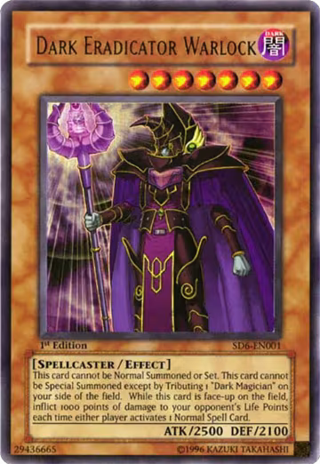 Dark Eradicator Warlock (SD6-EN001), Structure Deck: Spellcaster's Judgment — Yu-Gi-Oh! card price