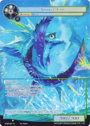 Sparkle Fish (Full Art) (ADW-091), Assault into the Demonic World — Force of Will card price