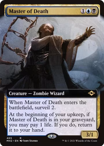 Master of Death (Extended Art) (465), Modern Horizons 2 — Magic card price