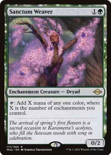 Sanctum Weaver (171), Modern Horizons 2 — Magic card price
