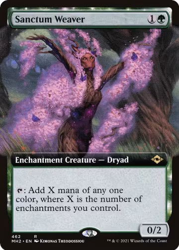 Sanctum Weaver (Extended Art) (462), Modern Horizons 2 — Magic card price