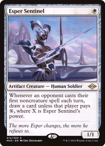 Esper Sentinel (12), Modern Horizons 2 — Magic card price