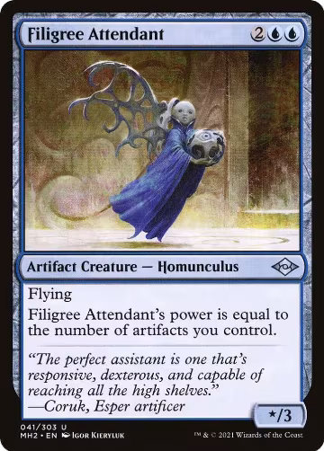 Filigree Attendant (41), Modern Horizons 2 — Magic card price