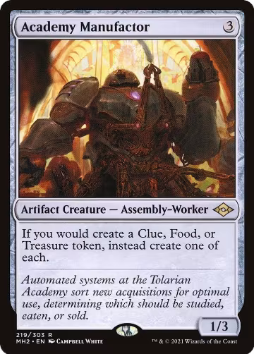 Academy Manufactor (219), Modern Horizons 2 — Magic card price
