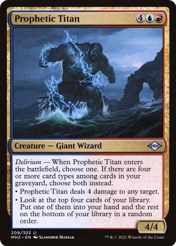Prophetic Titan (209), Modern Horizons 2 — Magic card price