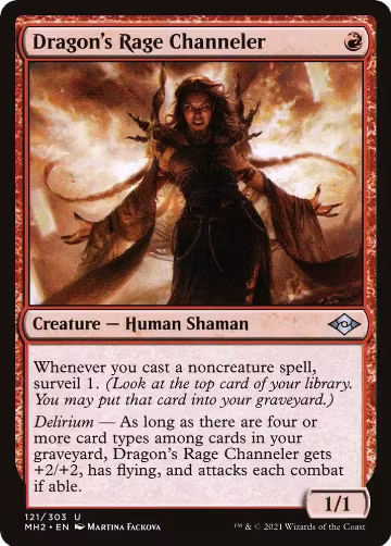 Dragon's Rage Channeler (121), Modern Horizons 2 — Magic card price