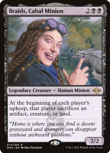 Braids, Cabal Minion (273), Modern Horizons 2 — Magic card price