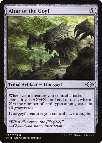 Altar of the Goyf (220), Modern Horizons 2 — Magic card price