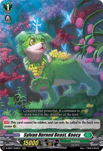 Sylvan Horned Beast, Koocy (D-SS01/048EN), D-SS01: Festival Collection 2021 — Vanguard card price