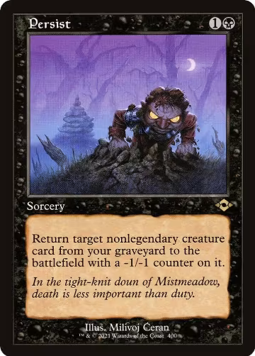 Persist (Retro Frame) (400), Modern Horizons 2 — Magic card price