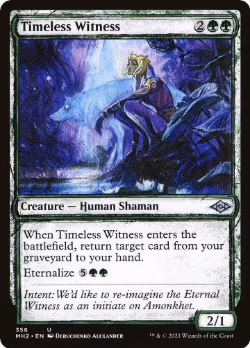 Timeless Witness (Showcase) (358), Modern Horizons 2 — Magic card price