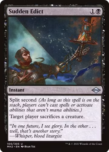 Sudden Edict (100), Modern Horizons 2 — Magic card price