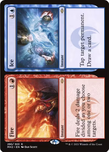 Fire // Ice (290), Modern Horizons 2 — Magic card price