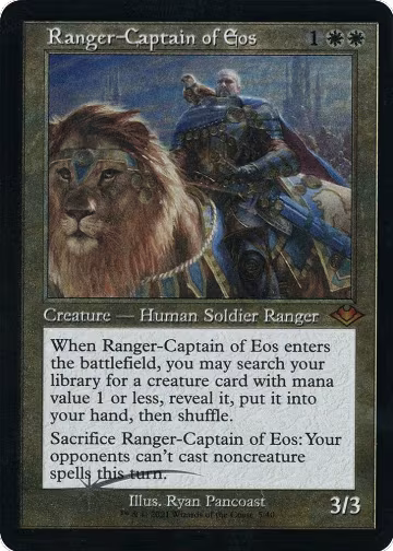 Ranger-Captain of Eos (Retro Frame) (Foil Etched) (5), Modern Horizons — Magic card price
