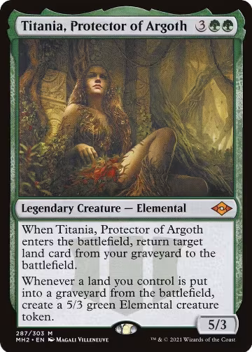 Titania, Protector of Argoth (287), Modern Horizons 2 — Magic card price