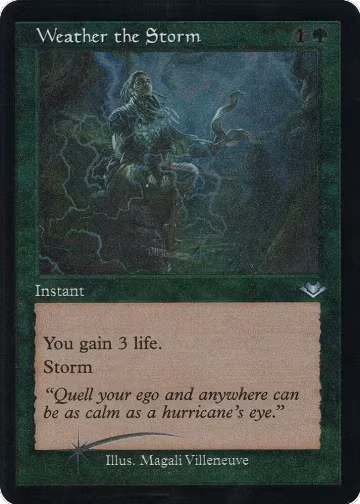 Weather the Storm (Retro Frame) (Foil Etched) (24), Modern Horizons — Magic card price