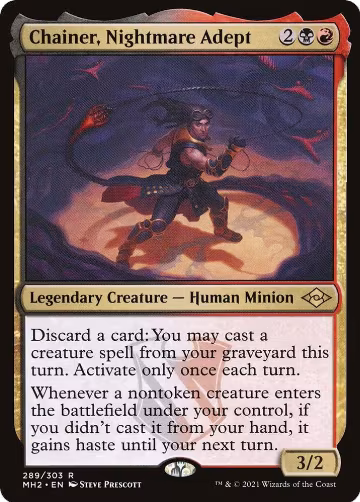 Chainer, Nightmare Adept (289), Modern Horizons 2 — Magic card price