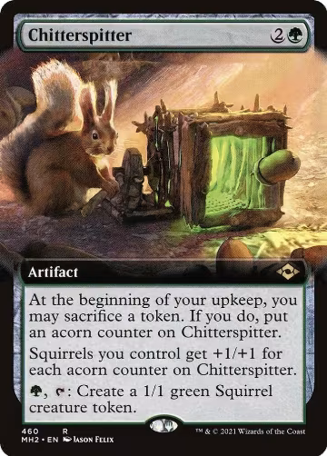 Chitterspitter (Extended Art) (460), Modern Horizons 2 — Magic card price