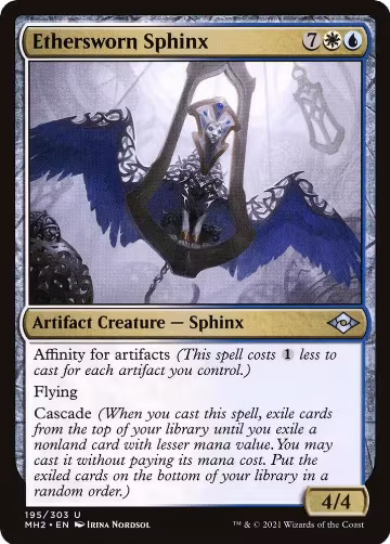 Ethersworn Sphinx (195), Modern Horizons 2 — Magic card price