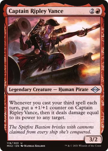 Captain Ripley Vance (119), Modern Horizons 2 — Magic card price