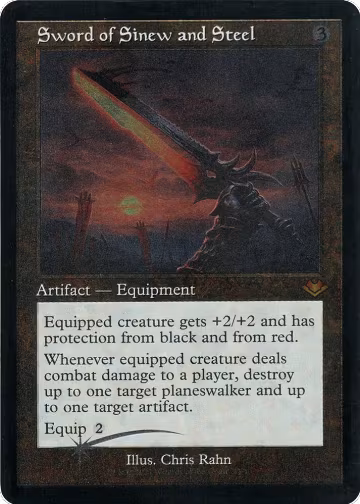 Sword of Sinew and Steel (Retro Frame) (Foil Etched) (31), Modern Horizons — Magic card price