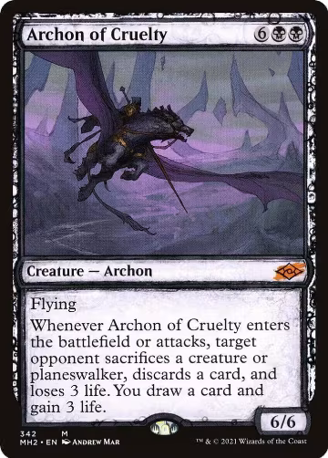 Archon of Cruelty (Showcase) (342), Modern Horizons 2 — Magic card price