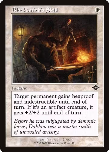 Blacksmith's Skill (Retro Frame) (381), Modern Horizons 2 — Magic card price