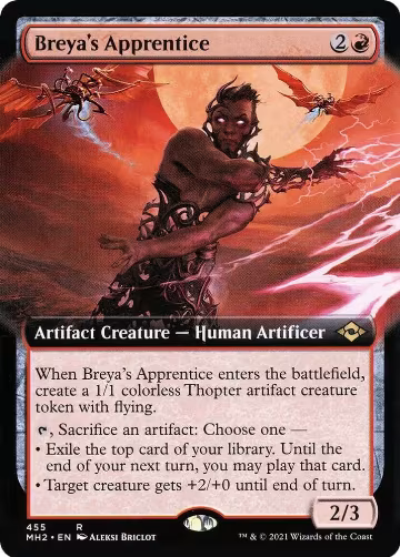 Breya's Apprentice (Extended Art) (455), Modern Horizons 2 — Magic card price
