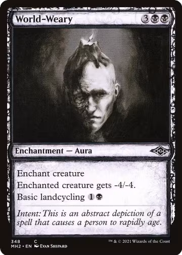 World-Weary (Showcase) (348), Modern Horizons 2 — Magic card price