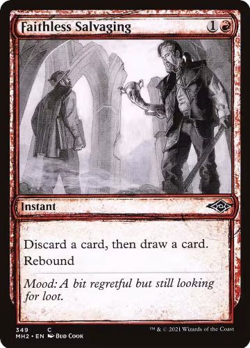 Faithless Salvaging (Showcase) (349), Modern Horizons 2 — Magic card price