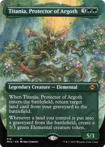 Titania, Protector of Argoth (Borderless) (319), Modern Horizons 2 — Magic card price