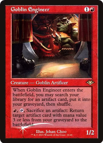 Goblin Engineer (Retro Frame) (16), Modern Horizons — Magic card price