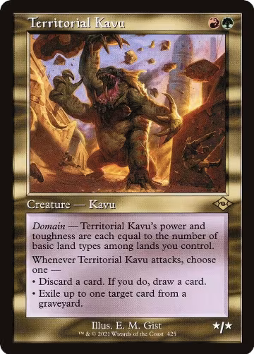Territorial Kavu (Retro Frame) (425), Modern Horizons 2 — Magic card price