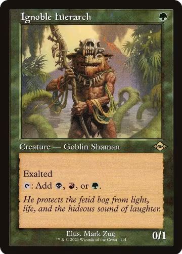 Ignoble Hierarch (Retro Frame) (414), Modern Horizons 2 — Magic card price