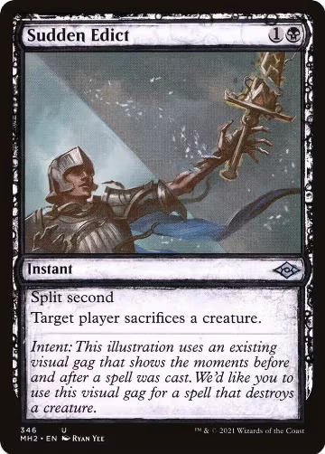 Sudden Edict (Showcase) (346), Modern Horizons 2 — Magic card price