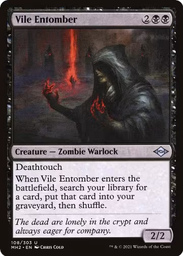 Vile Entomber (108), Modern Horizons 2 — Magic card price