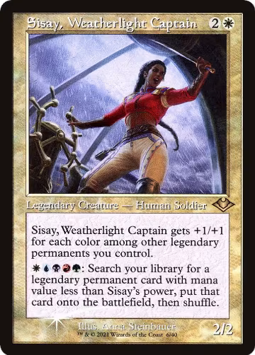 Sisay, Weatherlight Captain (Retro Frame) (6), Modern Horizons — Magic card price