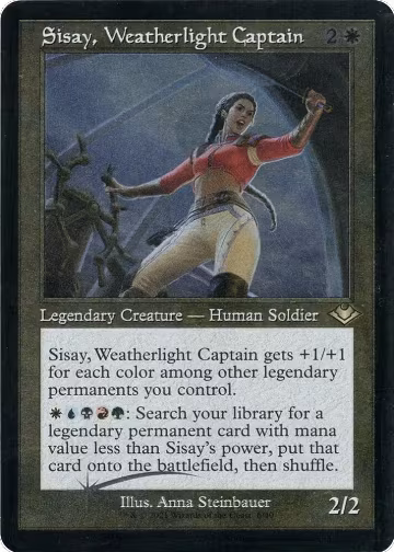 Sisay, Weatherlight Captain (Retro Frame) (Foil Etched) (6), Modern Horizons — Magic card price
