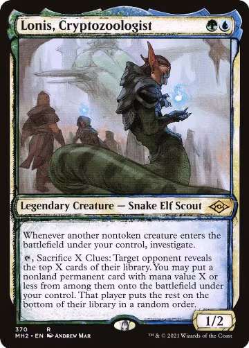 Lonis, Cryptozoologist (Showcase) (370), Modern Horizons 2 — Magic card price