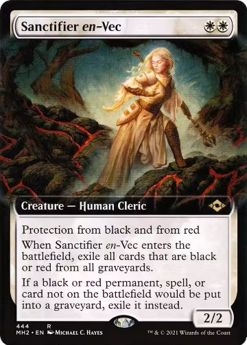 Sanctifier en-Vec (Extended Art) (444), Modern Horizons 2 — Magic card price
