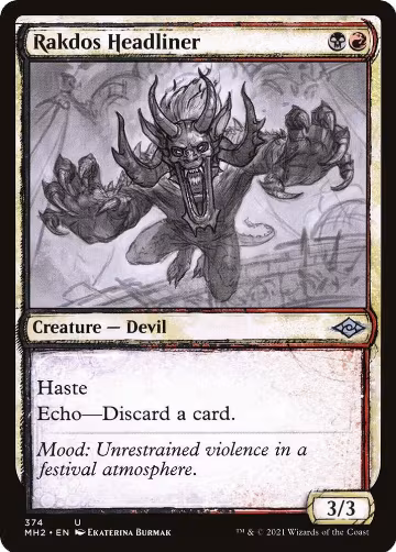 Rakdos Headliner (Showcase) (374), Modern Horizons 2 — Magic card price