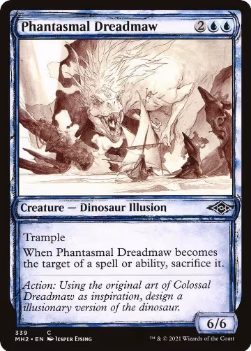 Phantasmal Dreadmaw (Showcase) (339), Modern Horizons 2 — Magic card price