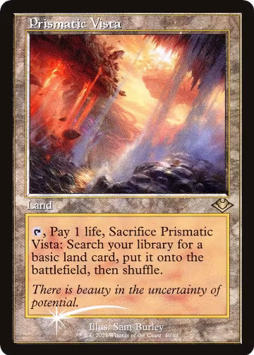 Prismatic Vista (Retro Frame) (40) — card price