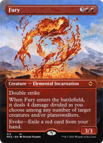 Fury (Borderless) (313), Modern Horizons 2 — Magic card price