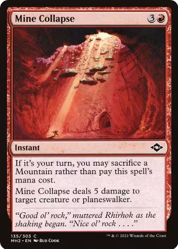 Mine Collapse (135), Modern Horizons 2 — Magic card price