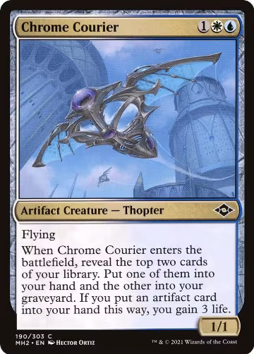 Chrome Courier (190), Modern Horizons 2 — Magic card price