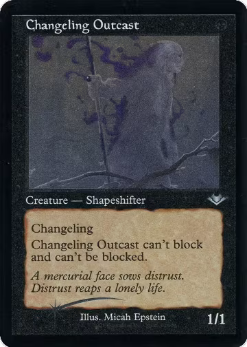 Changeling Outcast (Retro Frame) (Foil Etched) (12), Modern Horizons — Magic card price