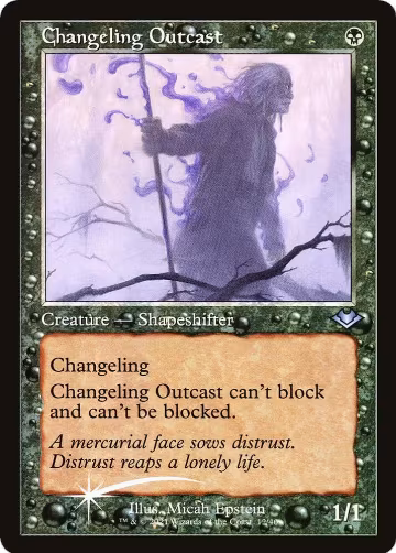 Changeling Outcast (Retro Frame) (12), Modern Horizons — Magic card price