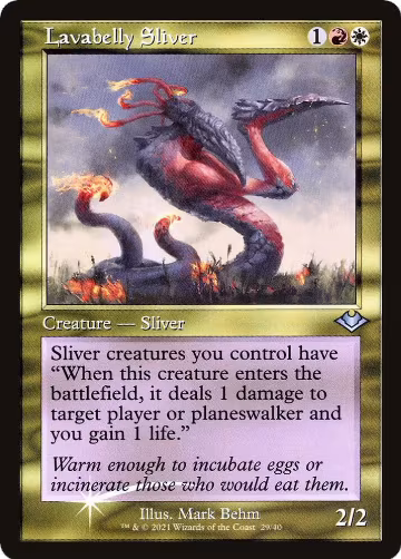 Lavabelly Sliver (Retro Frame) (29), Modern Horizons — Magic card price