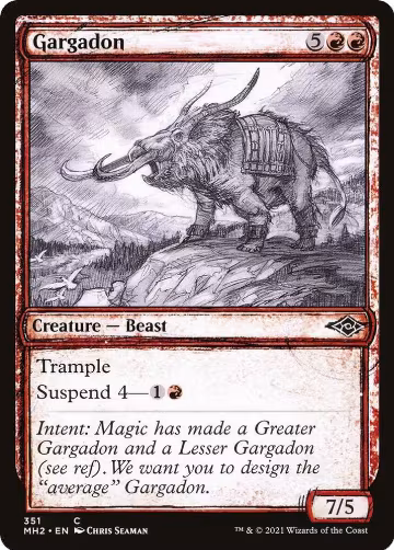 Gargadon (Showcase) (351), Modern Horizons 2 — Magic card price
